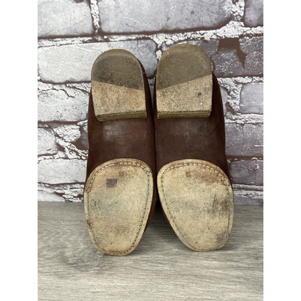 Giorgio Armani Brown Suede Loafers Leather Sole Driving Shoes Women’s 36EU/6M US - Picture 10 of 16